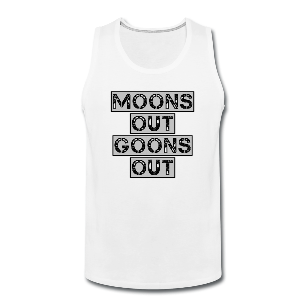 Moons Out Goons Out - Men's Premium Tank from fluentclothing.com