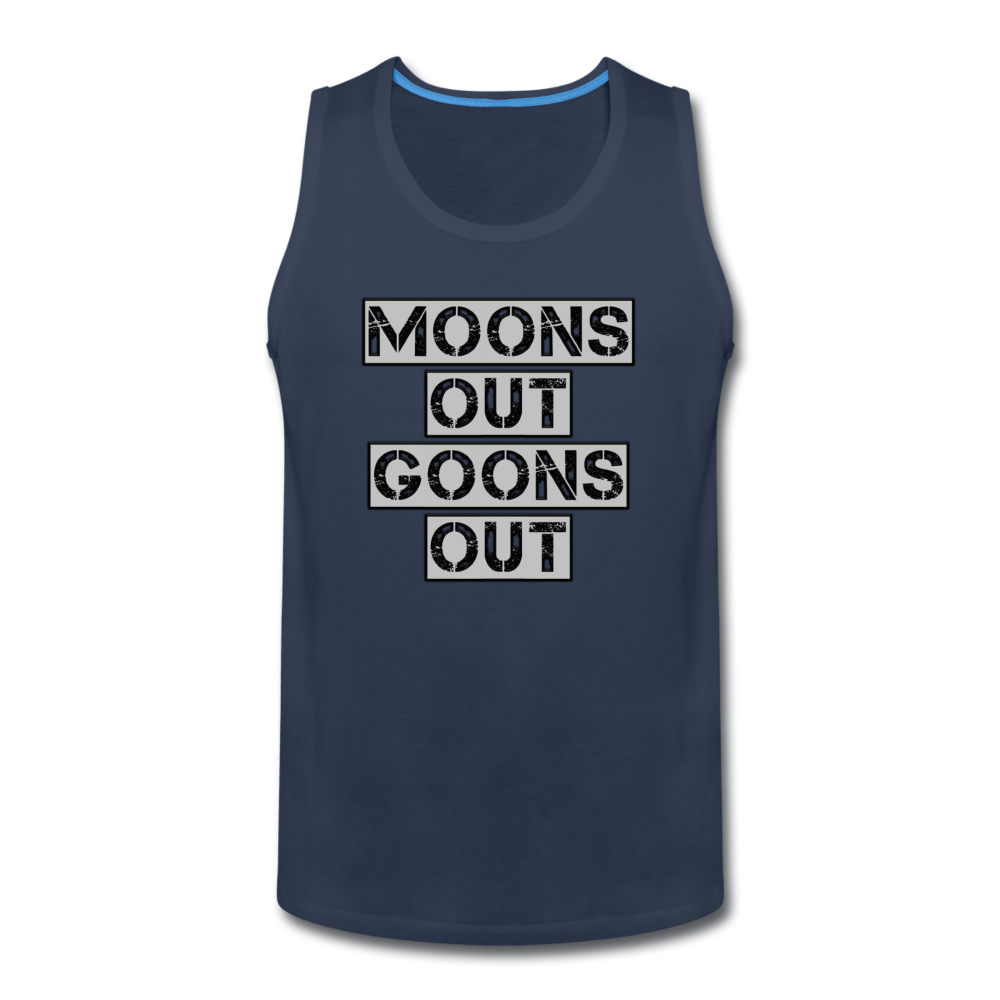 Moons Out Goons Out - Men's Premium Tank from fluentclothing.com