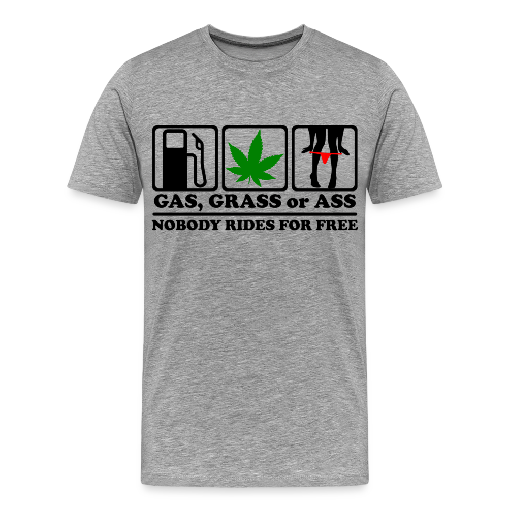 Nobody Rides for Free - Men's Premium T-Shirt from fluentclothing.com