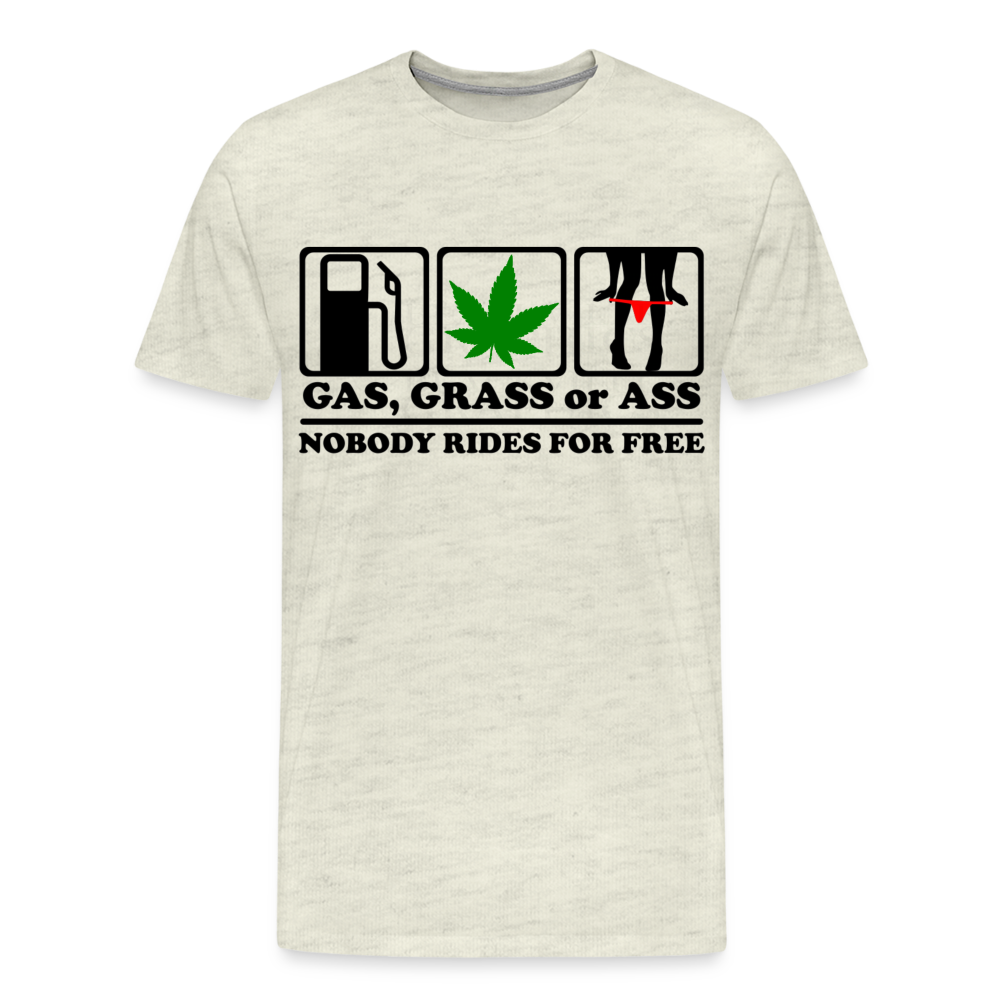 Nobody Rides for Free - Men's Premium T-Shirt from fluentclothing.com