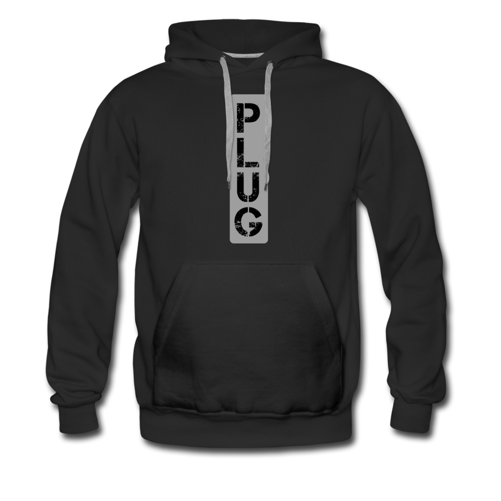 PLUG - Men's Premium Hoodie from fluentclothing.com