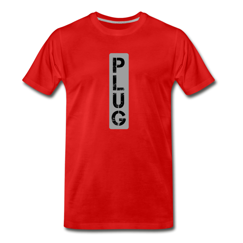 PLUG - Men's Premium T-Shirt from fluentclothing.com
