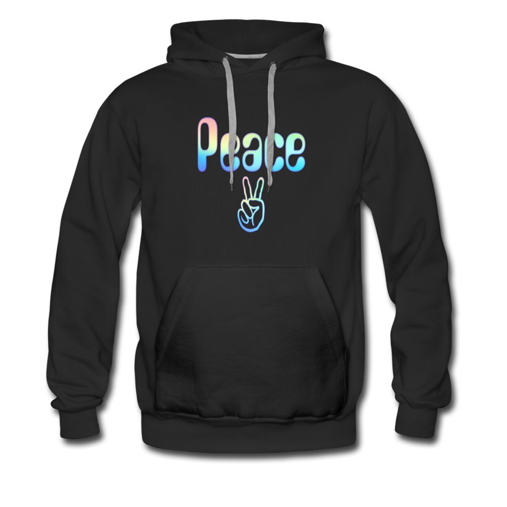 Peace - Men's Premium Hoodie from fluentclothing.com