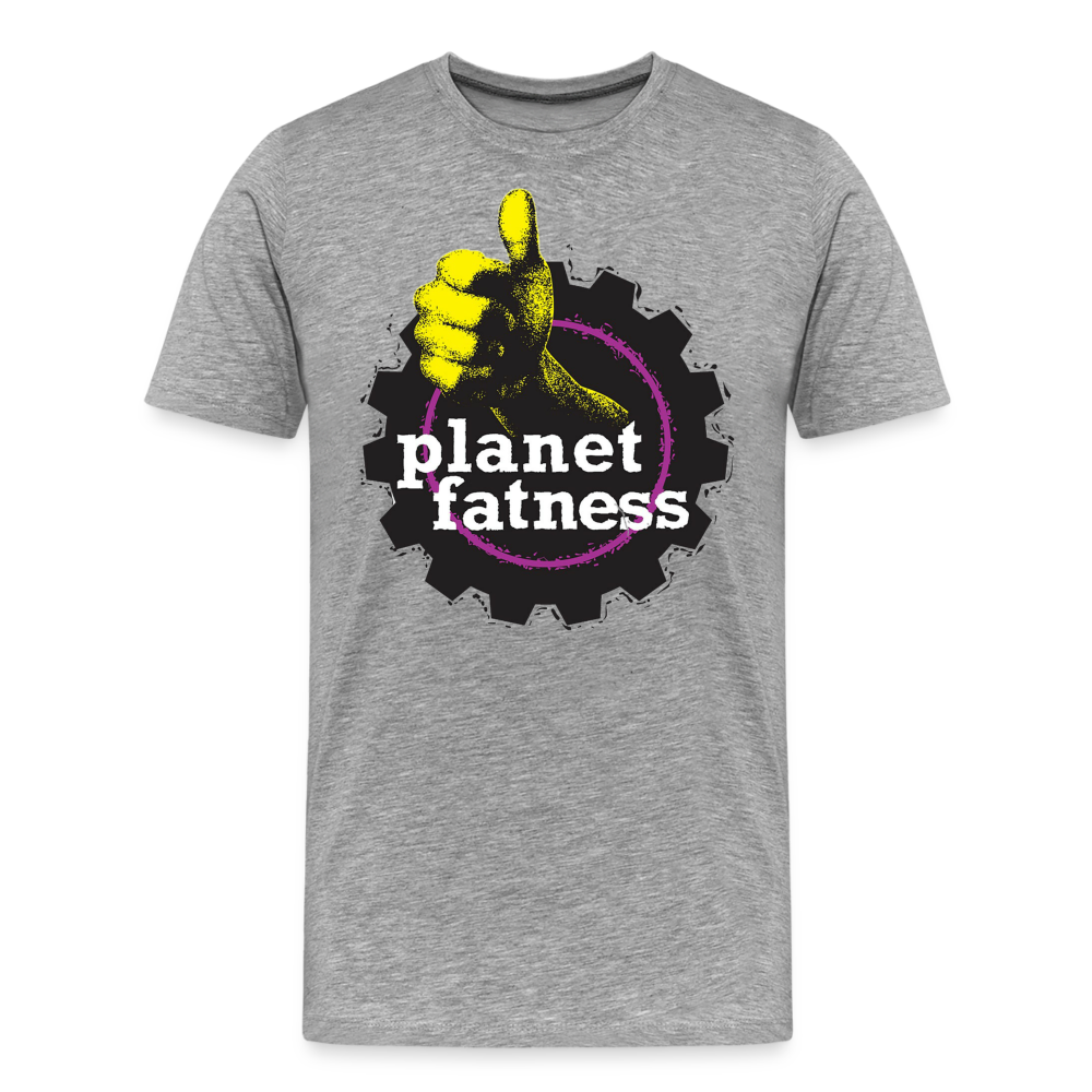 Planet Fatness - Men's Premium T-Shirt from fluentclothing.com