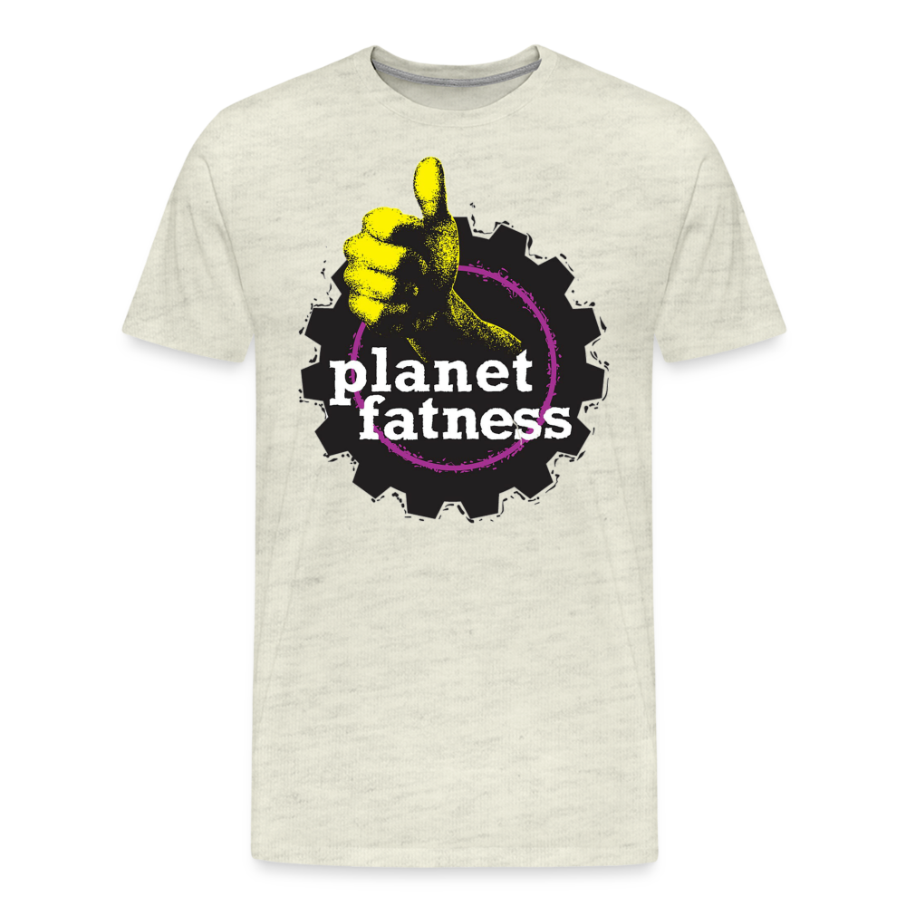 Planet Fatness - Men's Premium T-Shirt from fluentclothing.com