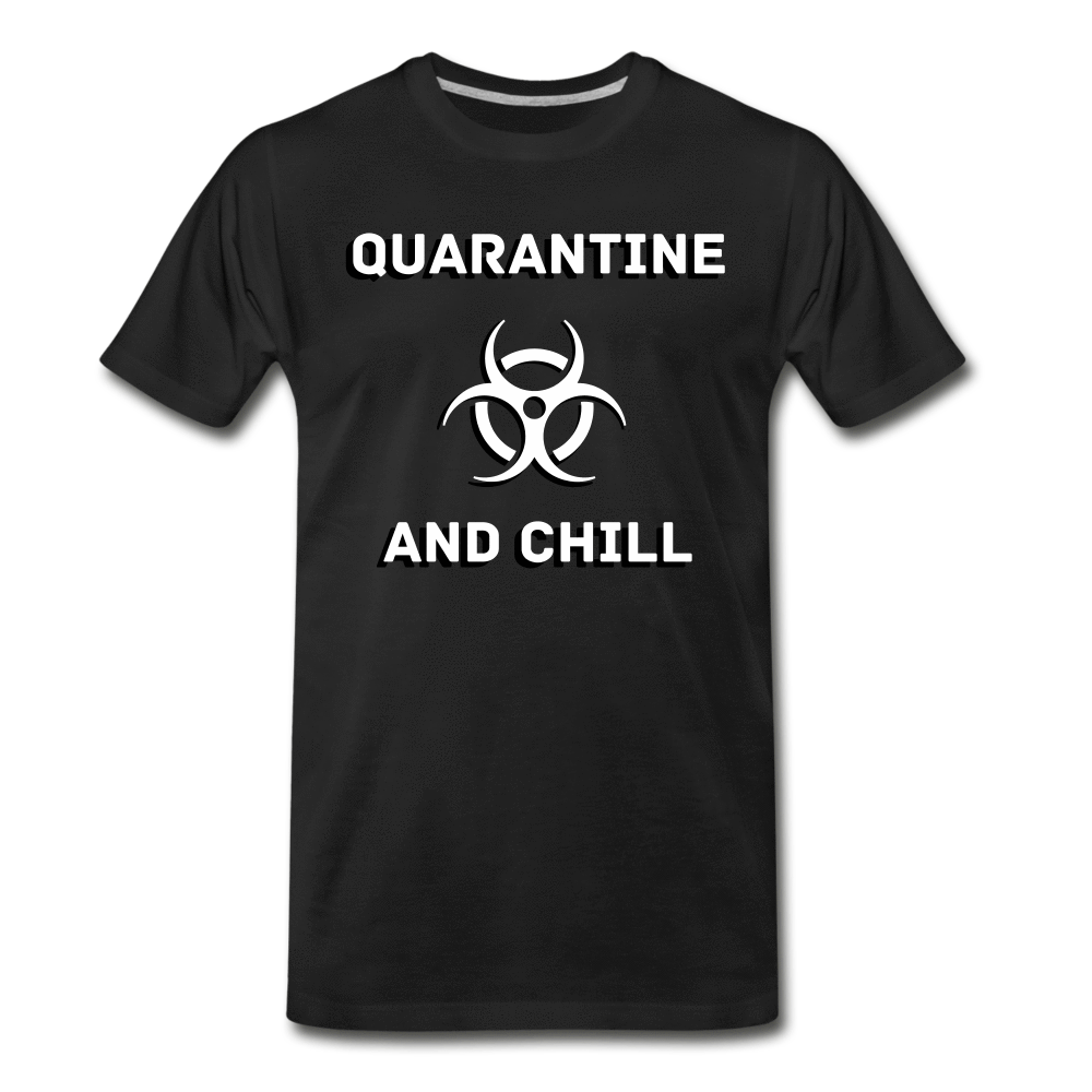 Quarantine & Chill - Men's Premium T-Shirt from fluentclothing.com