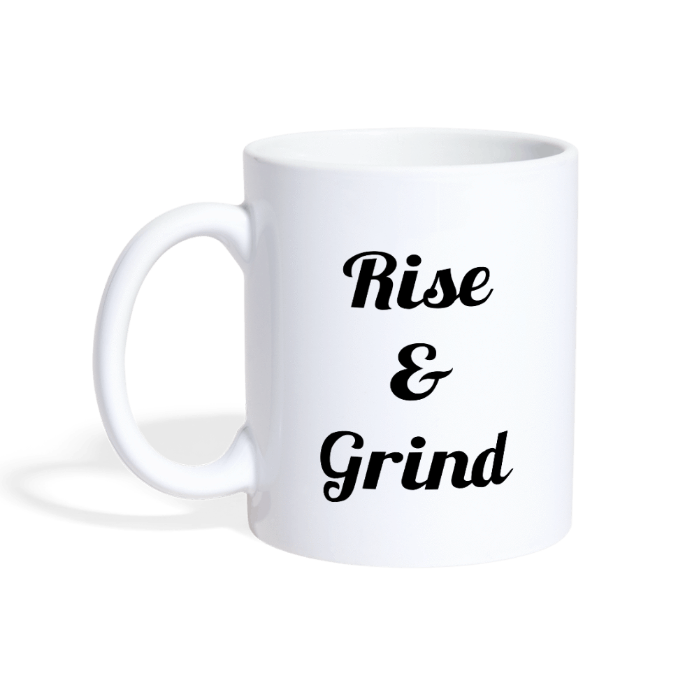 Rise & Grind - Coffee/Tea Mug from fluentclothing.com