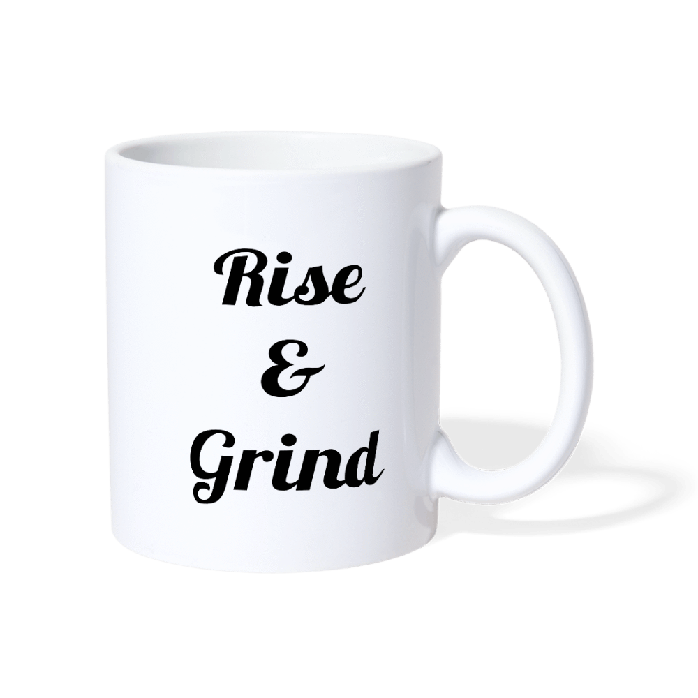 Rise & Grind - Coffee/Tea Mug from fluentclothing.com