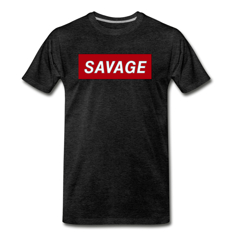 Savage - Men's Premium T-Shirt from fluentclothing.com