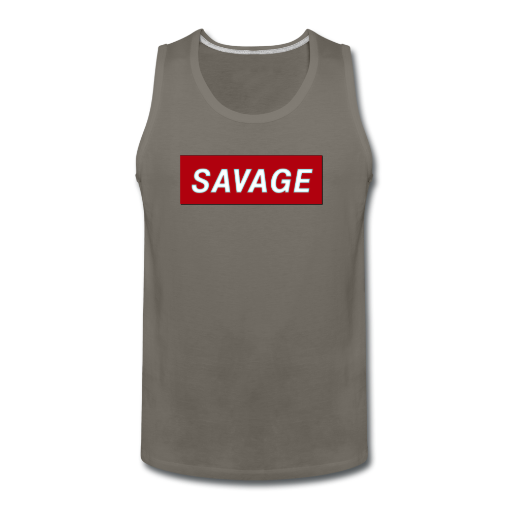 Savage - Men's Premium Tank from fluentclothing.com