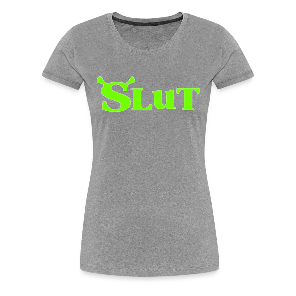 Slut - Women’s Premium T-Shirt from fluentclothing.com
