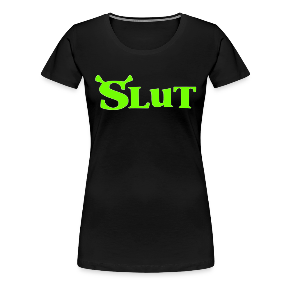Slut - Women’s Premium T-Shirt from fluentclothing.com