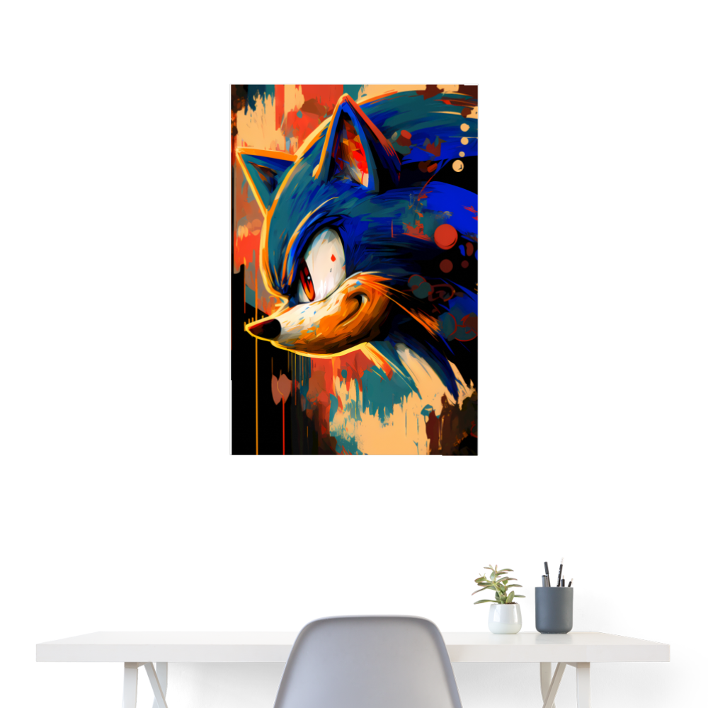 Sonic Poster 24x36 - Poster 24x36 from fluentclothing.com