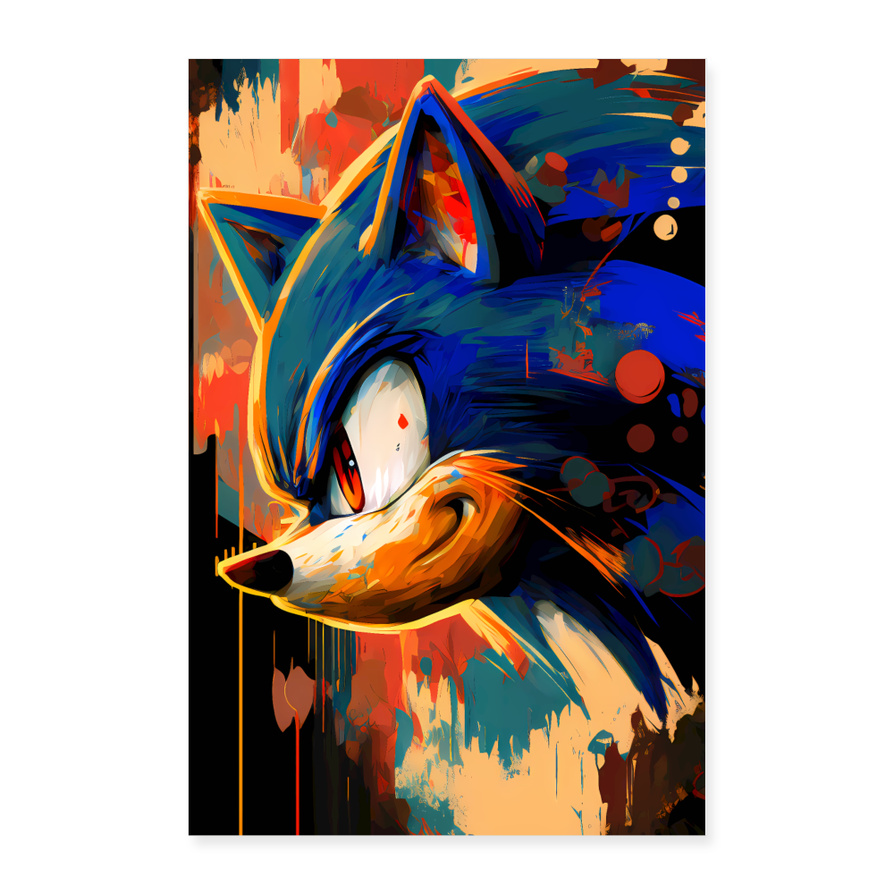 Sonic Poster 24x36 - Poster 24x36 from fluentclothing.com