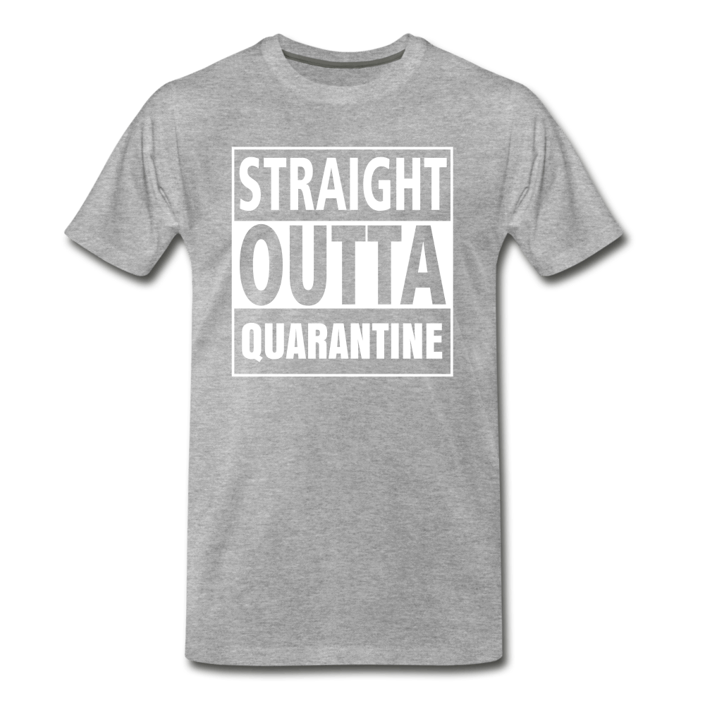 Straight Outta Quarantine - Men's Premium T-Shirt from fluentclothing.com