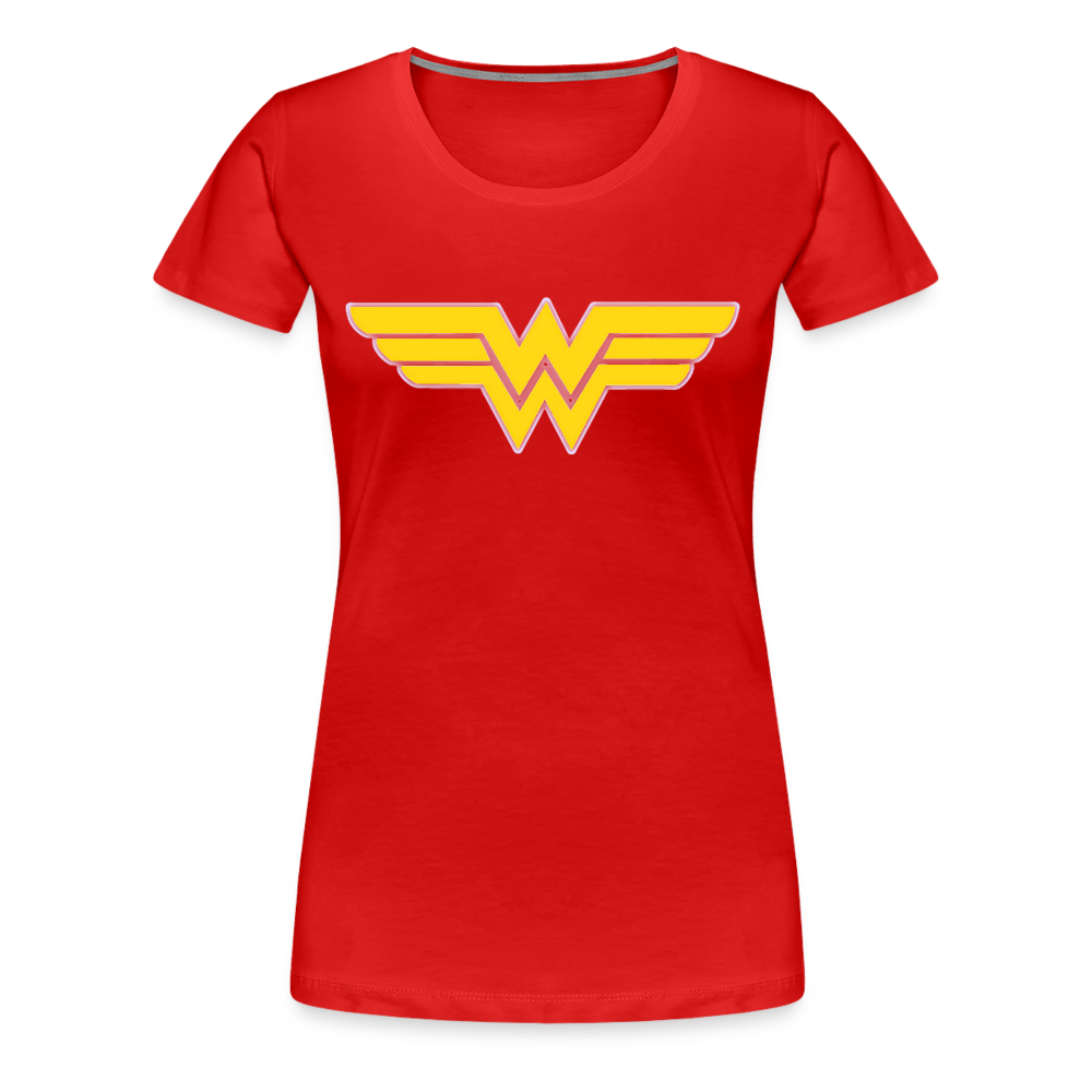 Wonder Woman - Women’s Premium T-Shirt from fluentclothing.com