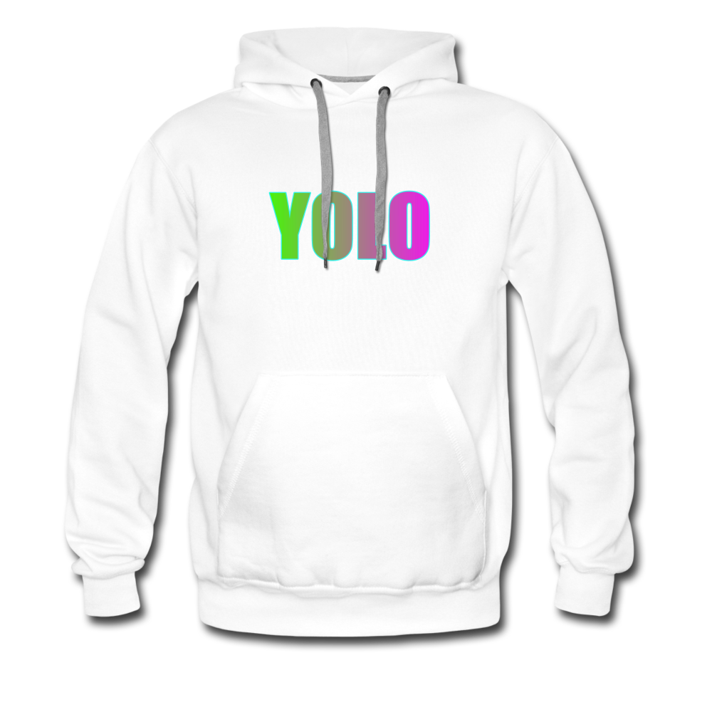 YOLO - Men's Premium Hoodie from fluentclothing.com