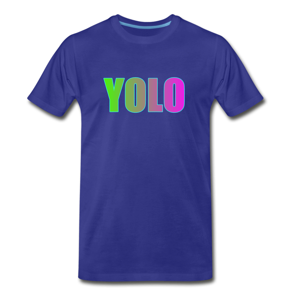 YOLO - Men's Premium T-Shirt from fluentclothing.com