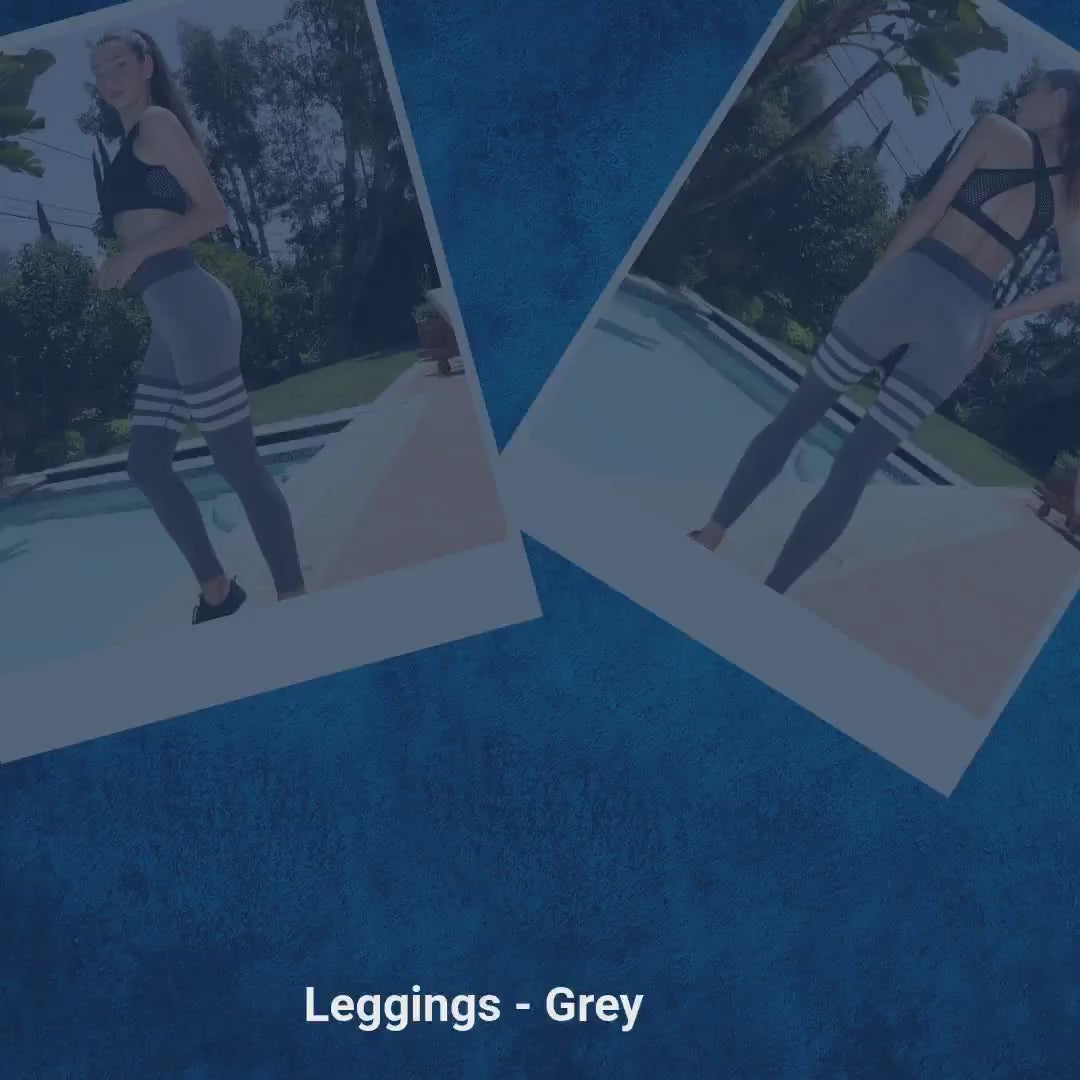 Leggings - Grey by@Vidoo