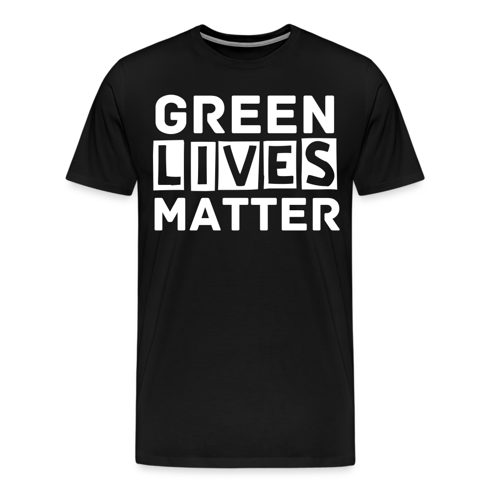 Green Lives Matter | Men's Premium T-Shirt - black