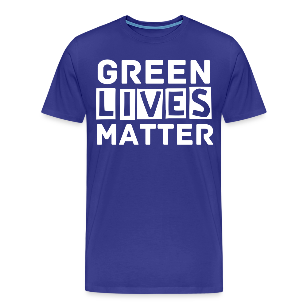 Green Lives Matter | Men's Premium T-Shirt - royal blue