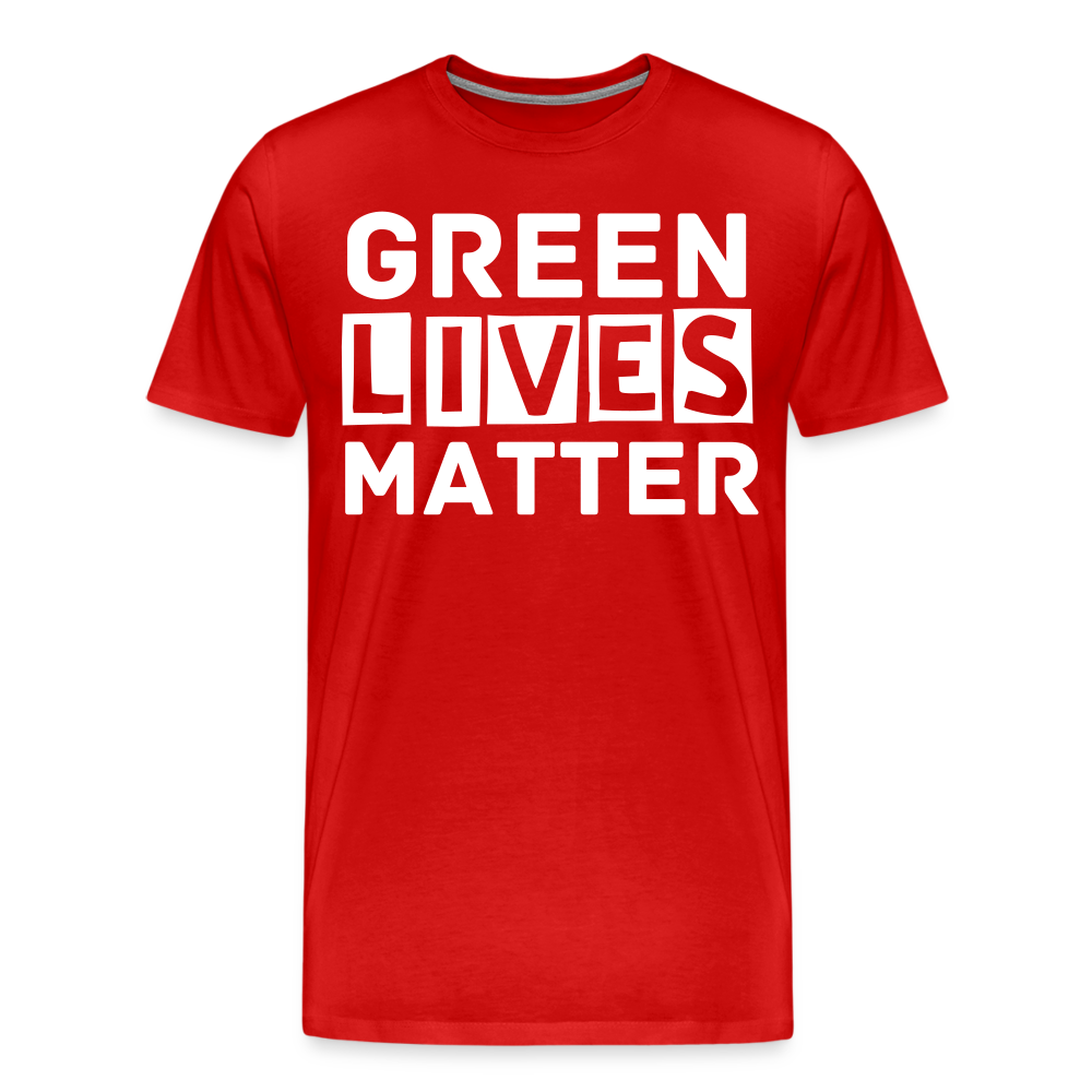 Green Lives Matter | Men's Premium T-Shirt - red