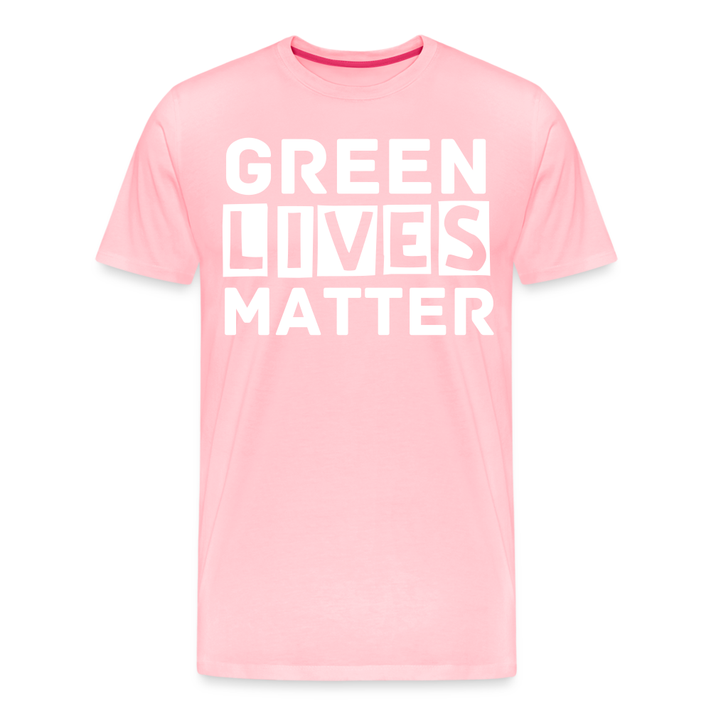 Green Lives Matter | Men's Premium T-Shirt - pink
