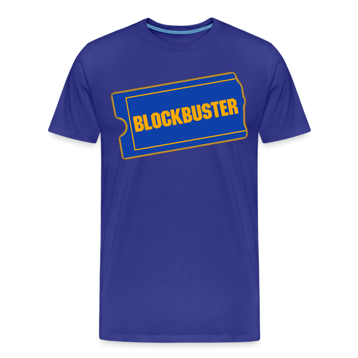 Blockbuster Shirt | Premium Mens Graphic Tee - royal blue