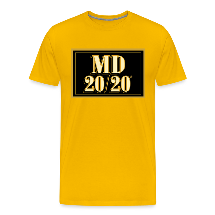 MD 20/20 Shirt | Premium Mens Graphic Tee - sun yellow