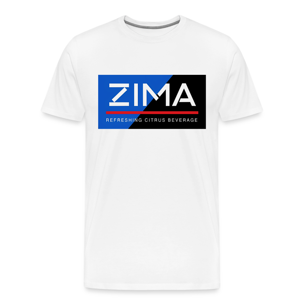 ZIMA Shirt | Premium Mens Graphic Tee - white