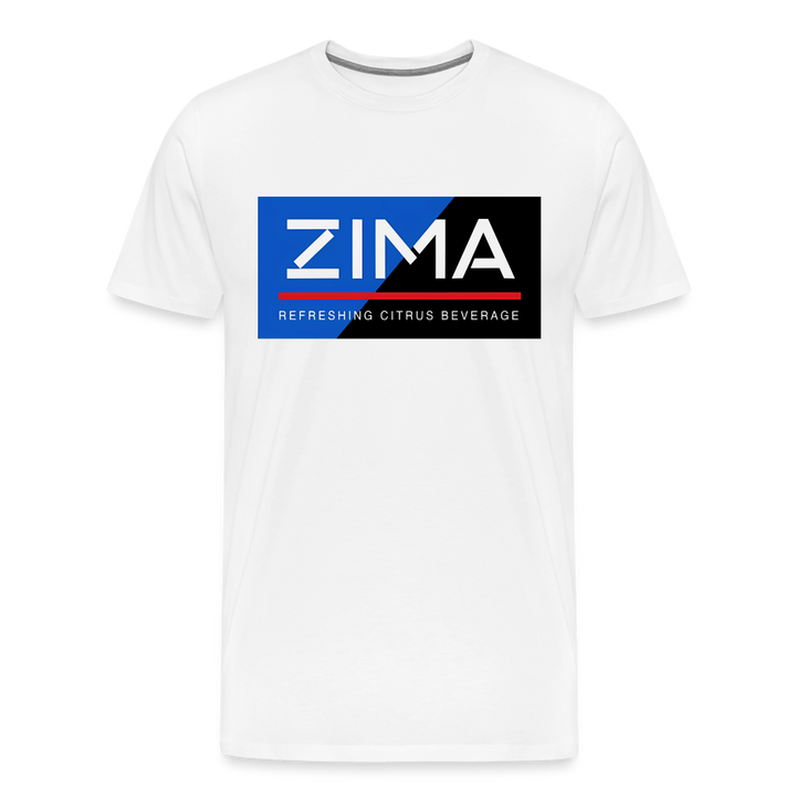 ZIMA Shirt | Premium Mens Graphic Tee - white