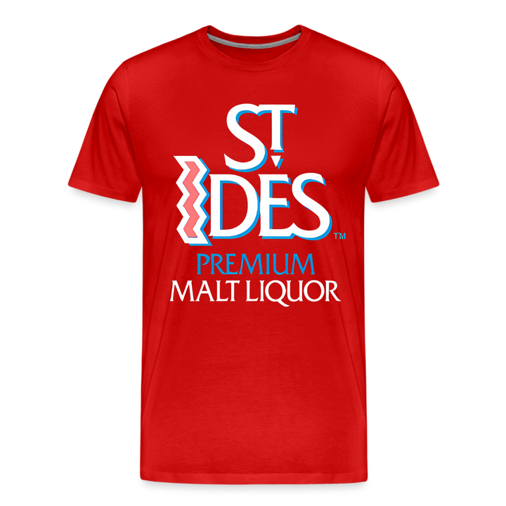 St Ides Shirt | Premium Mens Graphic Tee - red