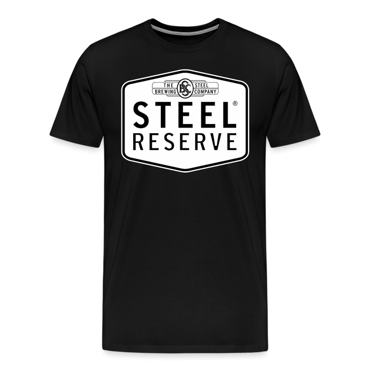 Steel Reserve Shirt | Premium Mens Graphic Tee - black