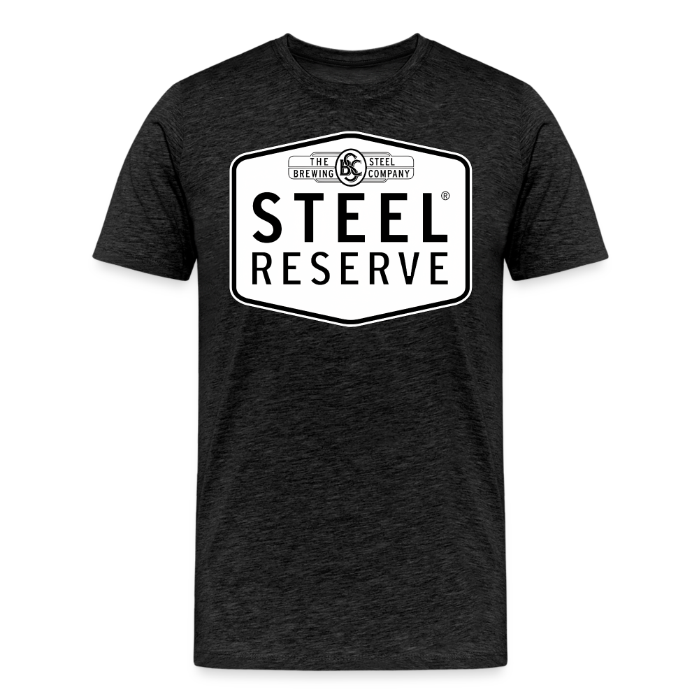 Steel Reserve Shirt | Premium Mens Graphic Tee - charcoal grey