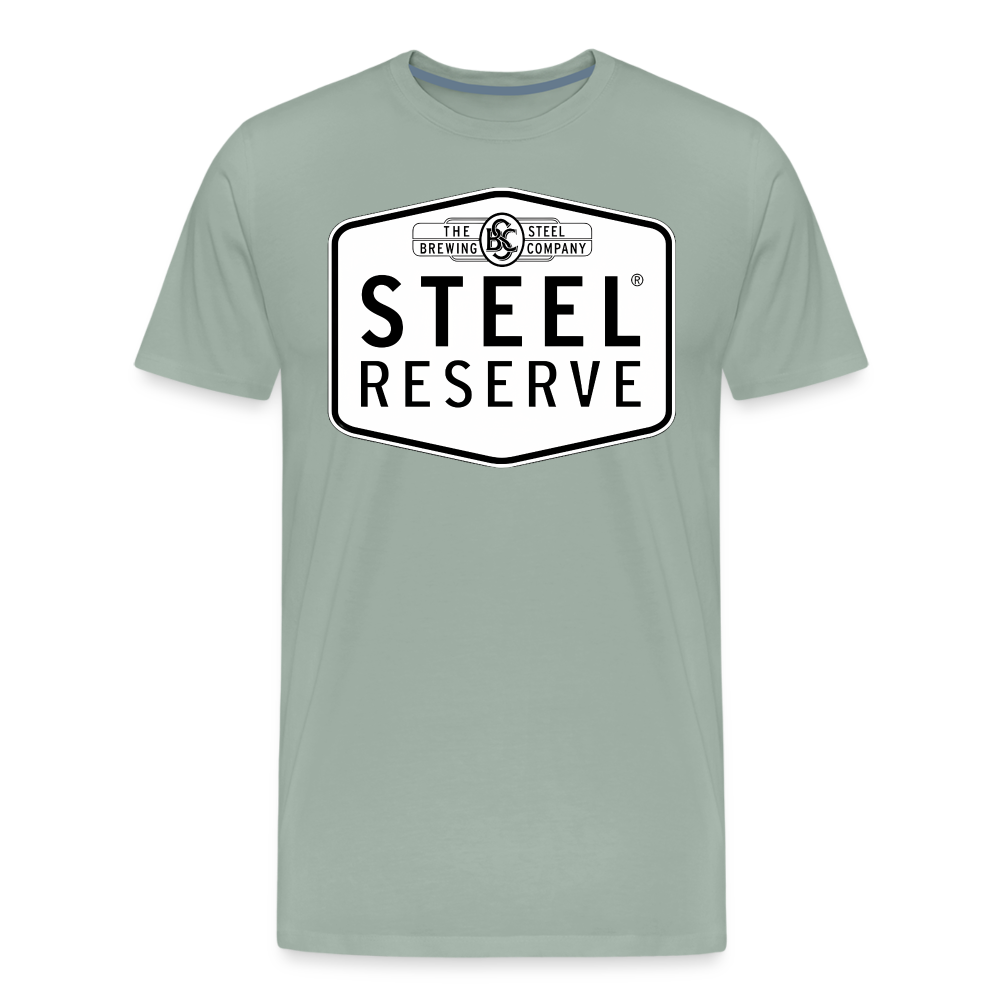 Steel Reserve Shirt | Premium Mens Graphic Tee - steel green