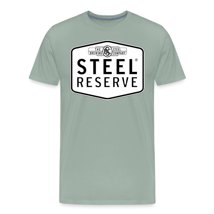 Steel Reserve Shirt | Premium Mens Graphic Tee - steel green