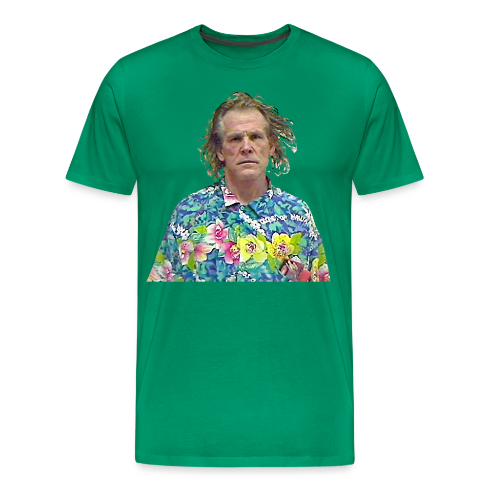 Nick Nolte Mugshot Shirt | Premium Mens Graphic Tee - kelly green