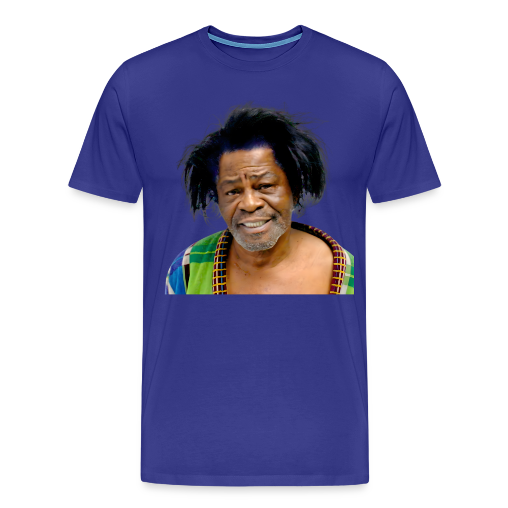 James Brown Mugshot Shirt | Premium Mens Graphic Tee - royal blue