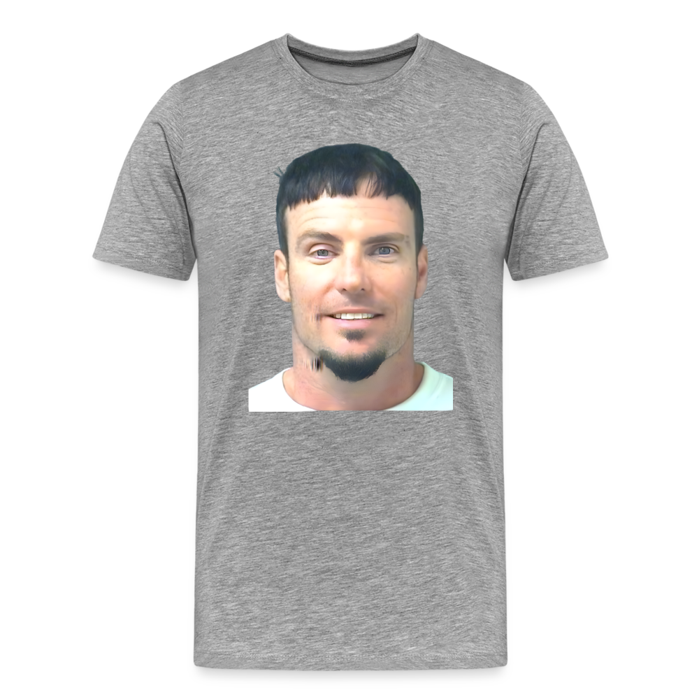 Vanilla Ice Mugshot Shirt | Premium Mens Graphic Tee - heather gray