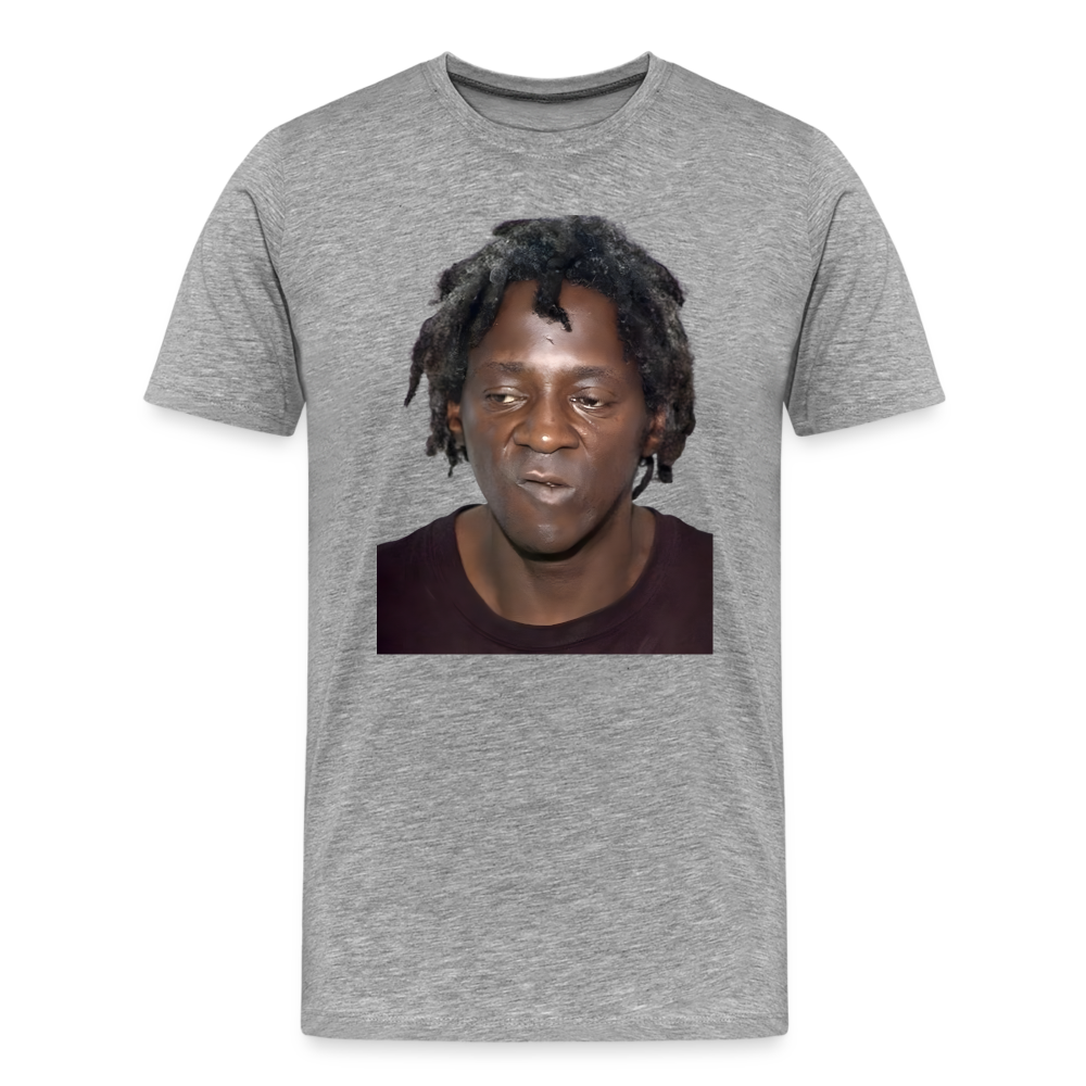 Flavor Flav Mugshot | Premium Mens Graphic Tee - heather gray