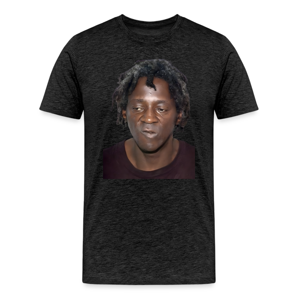 Flavor Flav Mugshot | Premium Mens Graphic Tee - charcoal grey