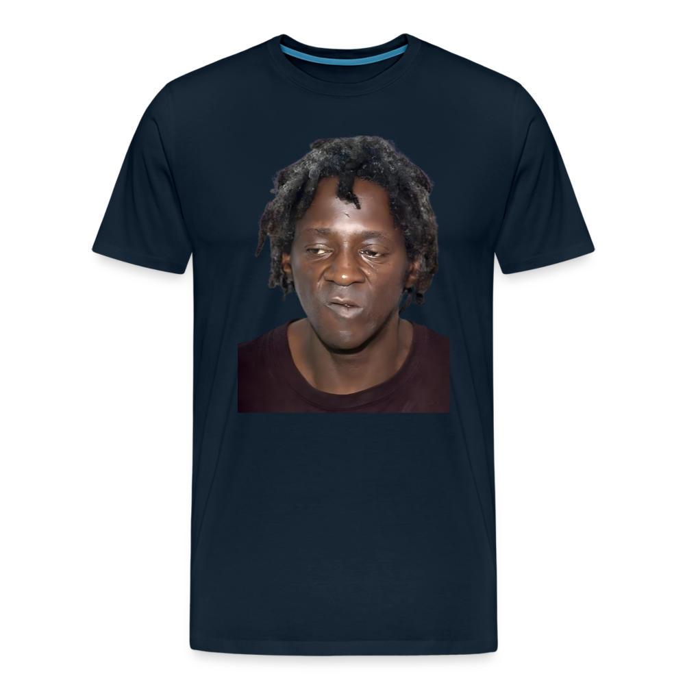 Flavor Flav Mugshot | Premium Mens Graphic Tee - deep navy