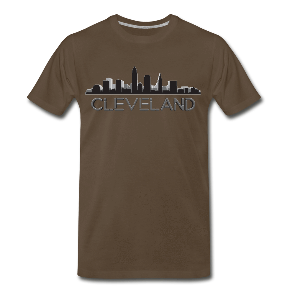 Cleveland - Men's Premium T-Shirt from fluentclothing.com