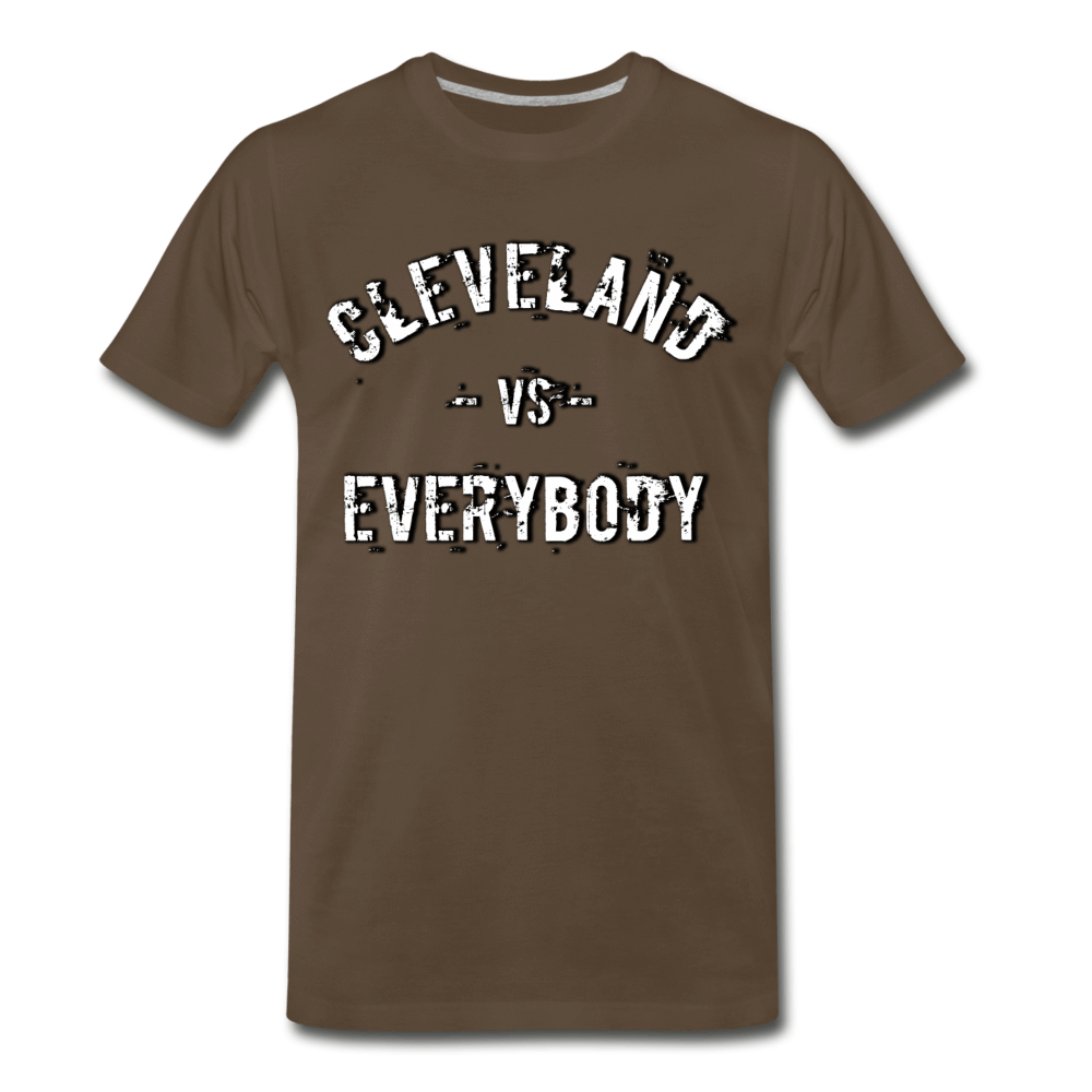 Cleveland VS Everybody - Men's Premium T-Shirt from fluentclothing.com